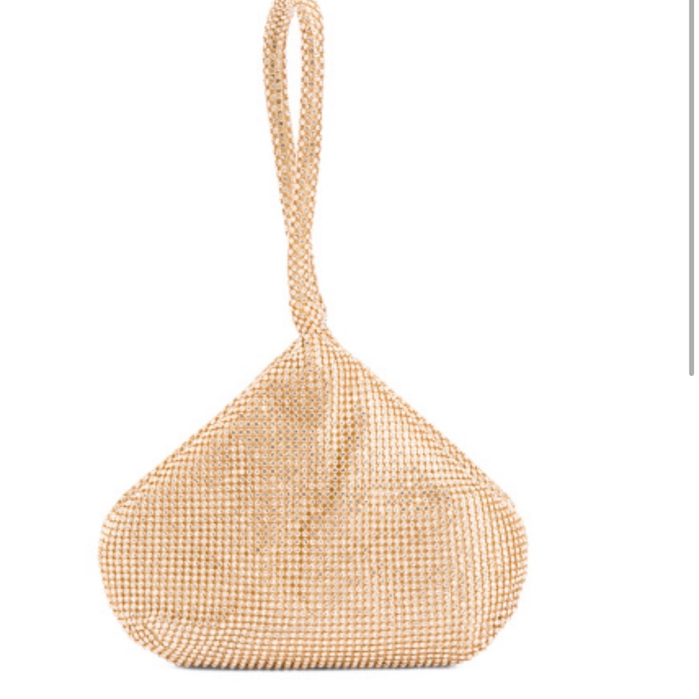 Alessia Bianchi Gold sparkle evening bag
